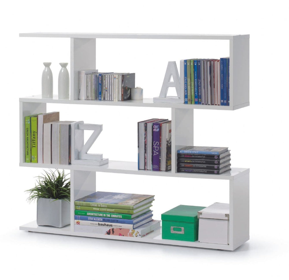 Ivy Short White Gloss Bookcase