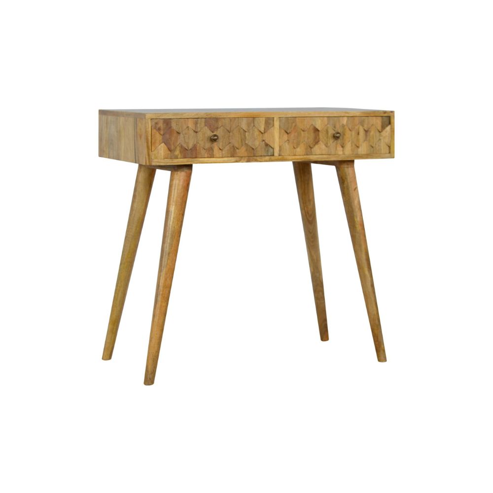 Pineapple Carved Console Table