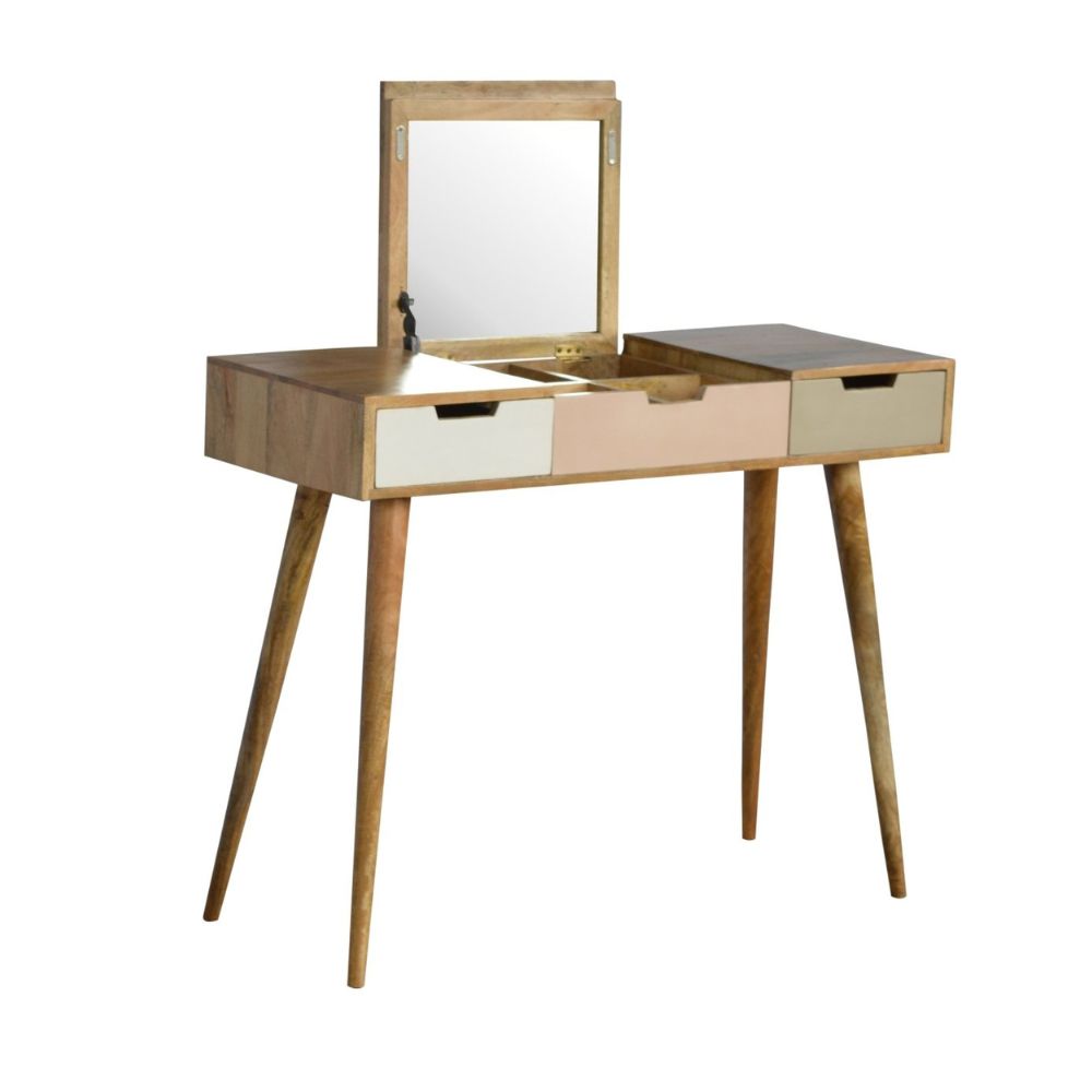 Pink Gradient Dressing Table